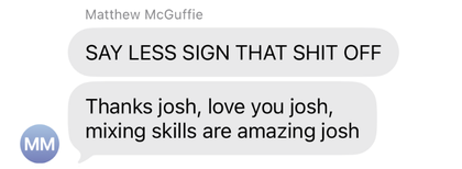 Client message
